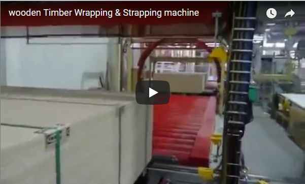 Wooden Timber Wrapping & Strapping machine