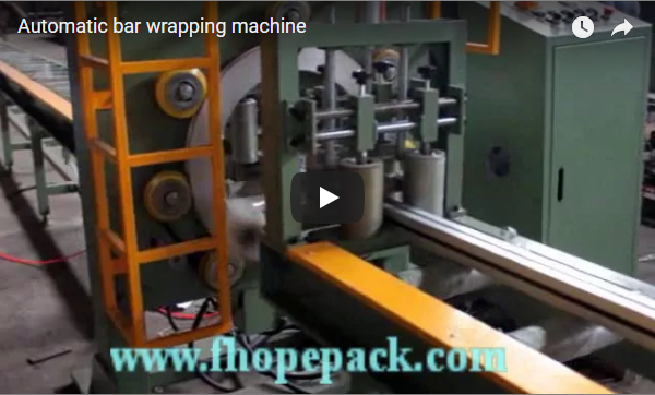 Automatic bar wrapping machine and small orbital wrapper