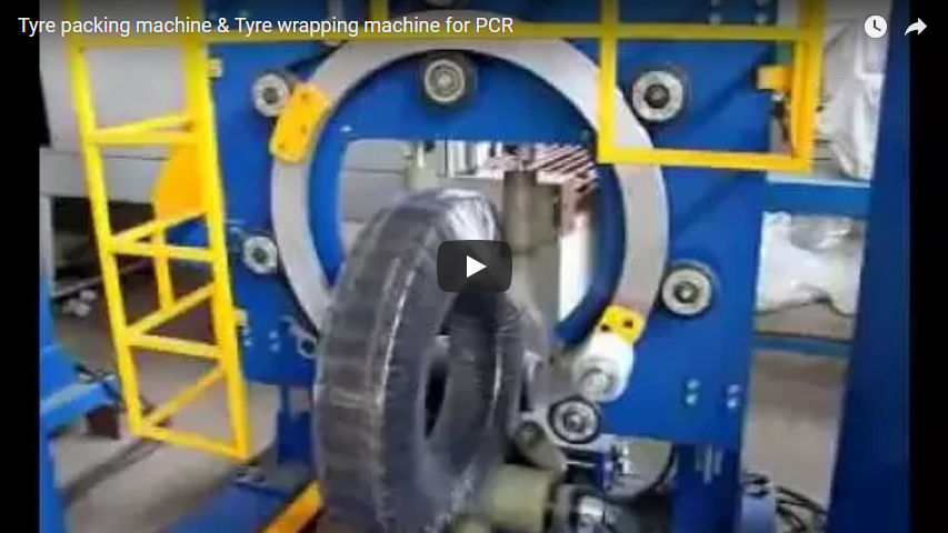 Tyre packing machine & Tyre wrapping machine for PCR