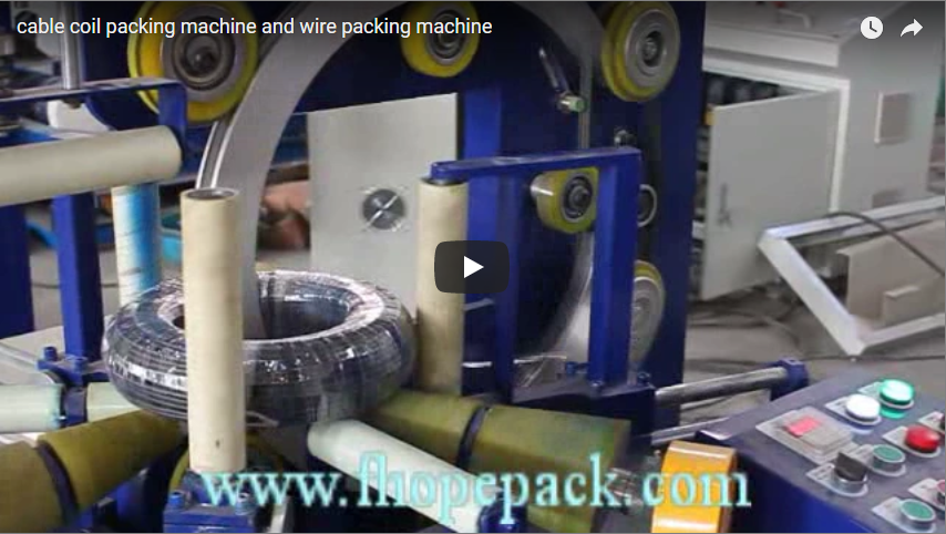 cable coil packing machine and wire packing machine