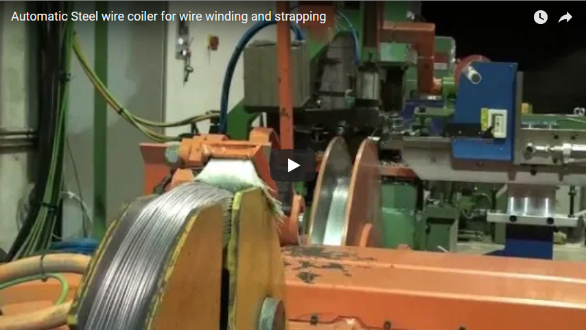 Automatic Steel wire coiler for wire winding and strapping