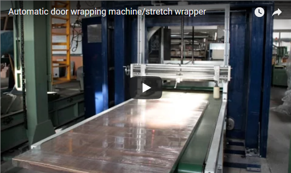 door stretch wrapping machine