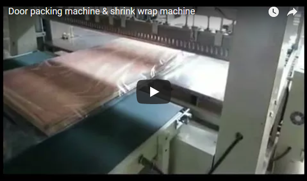 Door packing machine & shrink wrap machine