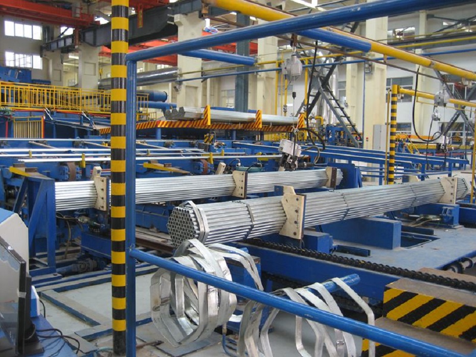 steel tube bundle packing line