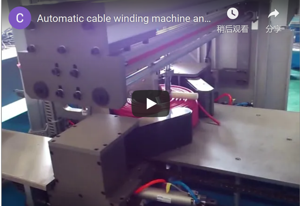 Automatic coiling machine for wire