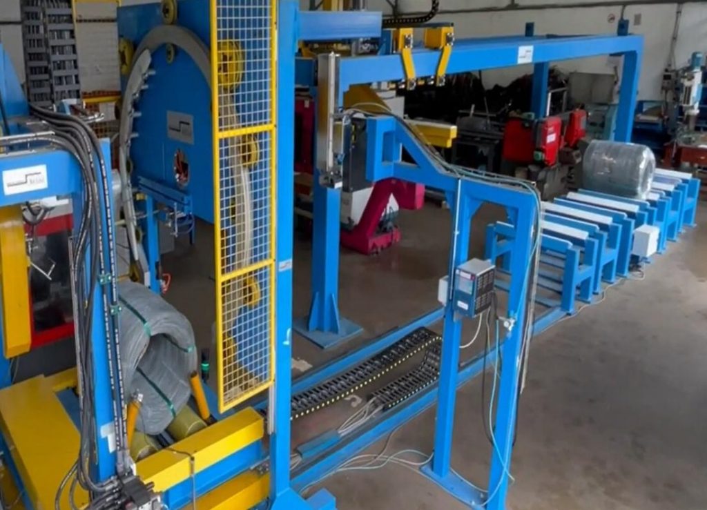 automatic wire coil packing line