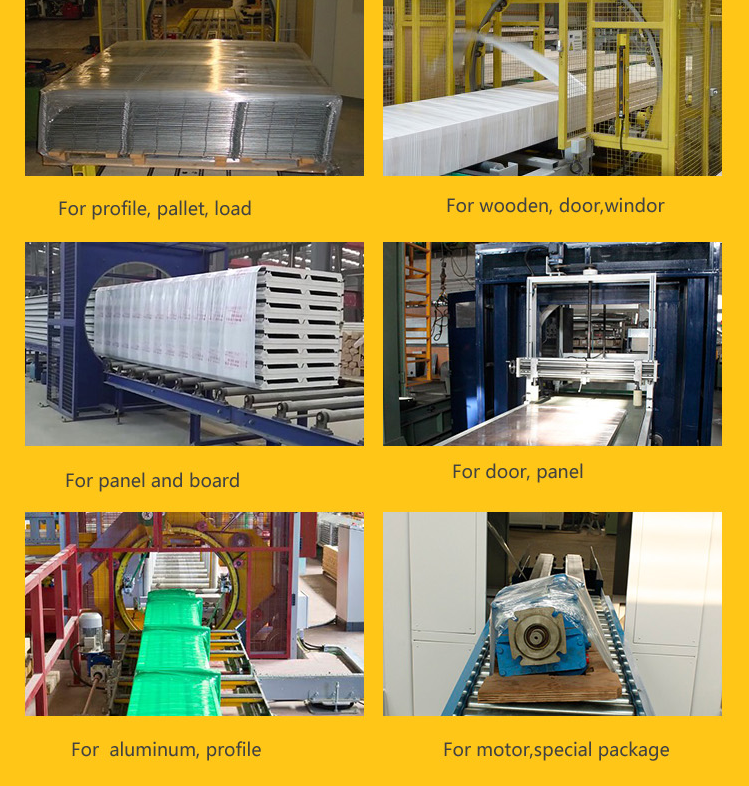 stretch wrapping machine application