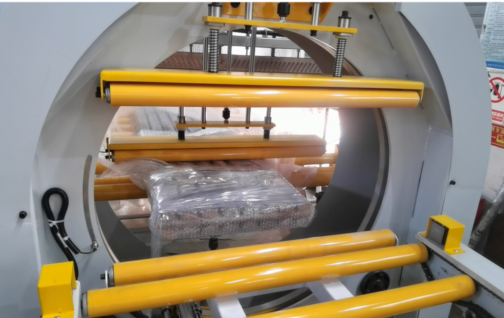 horizontal bubble film orbital wrapper for heater tube horizontal bubble film orbital wrapper for heater tube