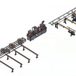 aluminum profile packing line