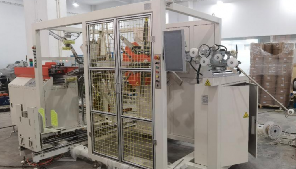 Automatic HDPE pipe coiler