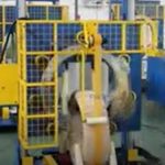 coil wrapping machine with logo tapping