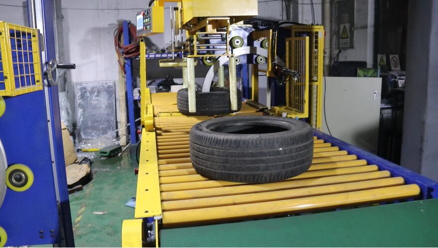 Tyre packing line