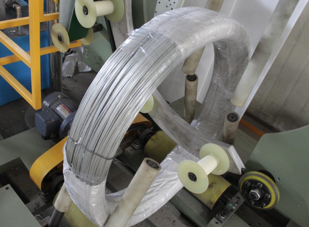 emballage de bobine de fil d'acier