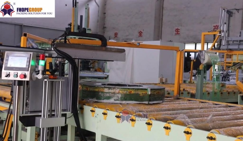 steel coil packaging line