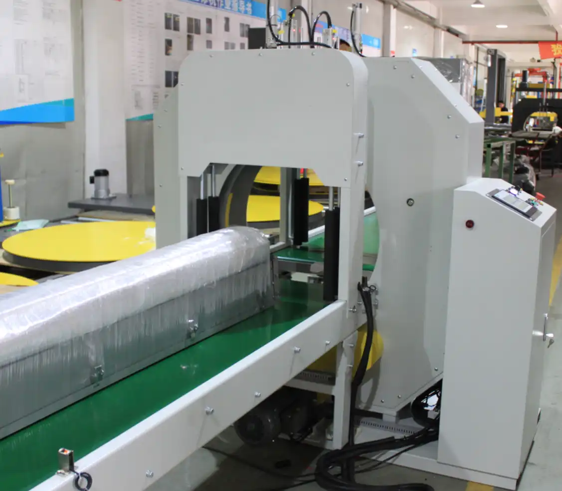 automatic horizontal stretch wrapper