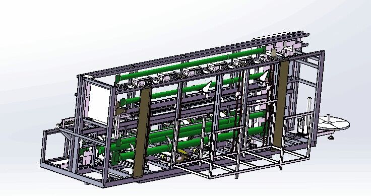 automatic pipe bundle woven bag packing machine