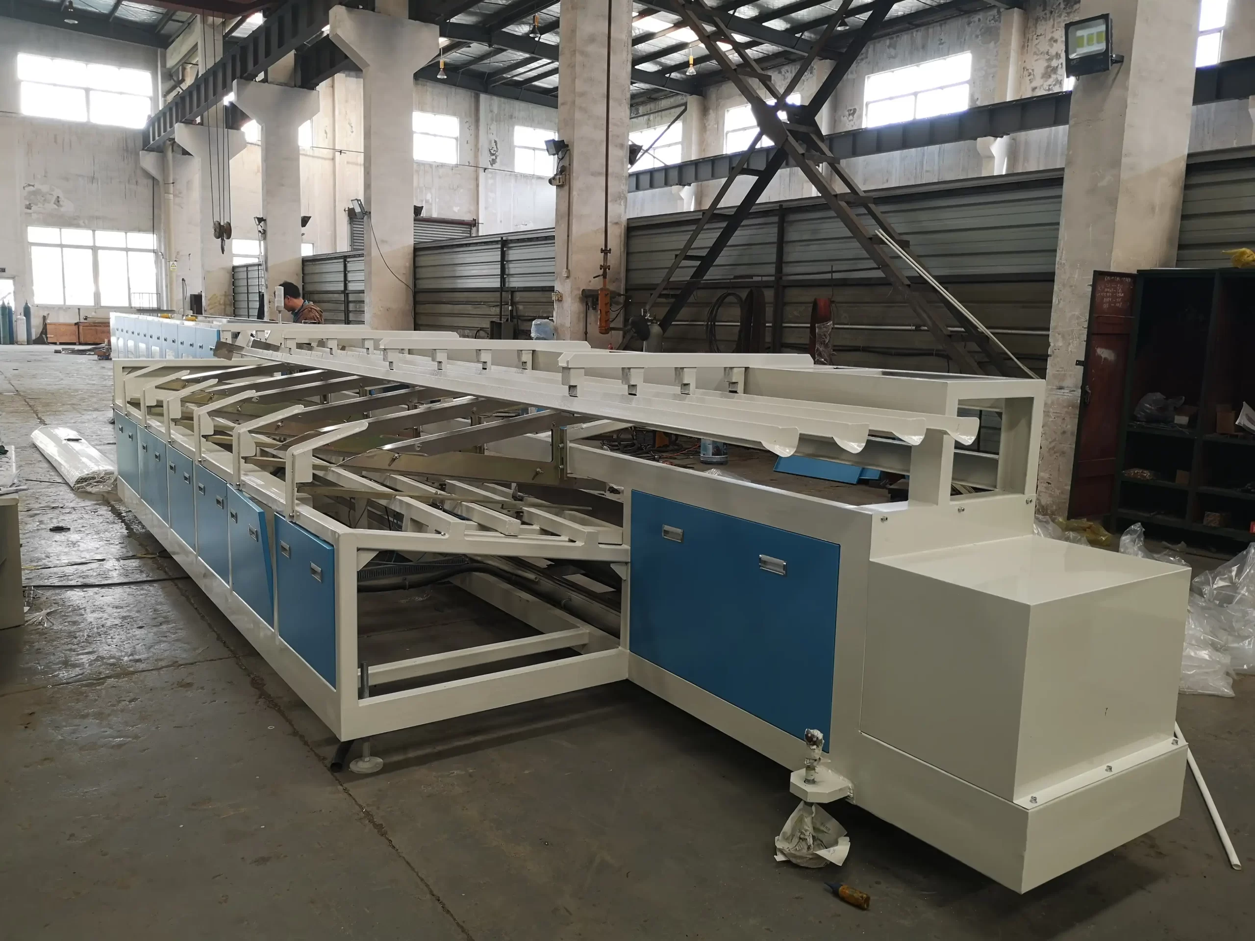 Online pipe bundling and bagging machine-2