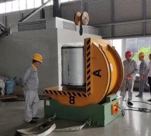 mechnical coil upender