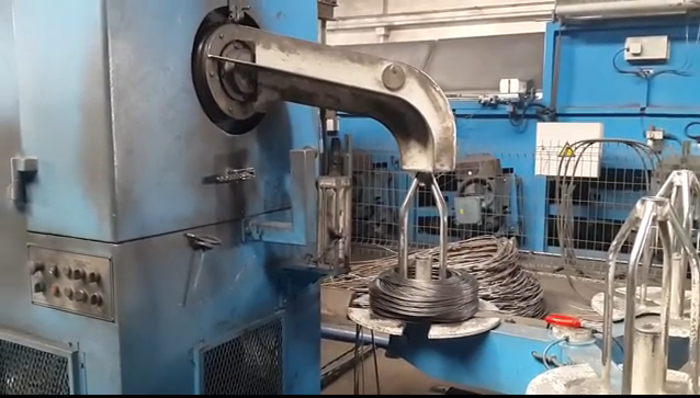 steel wire winding machine