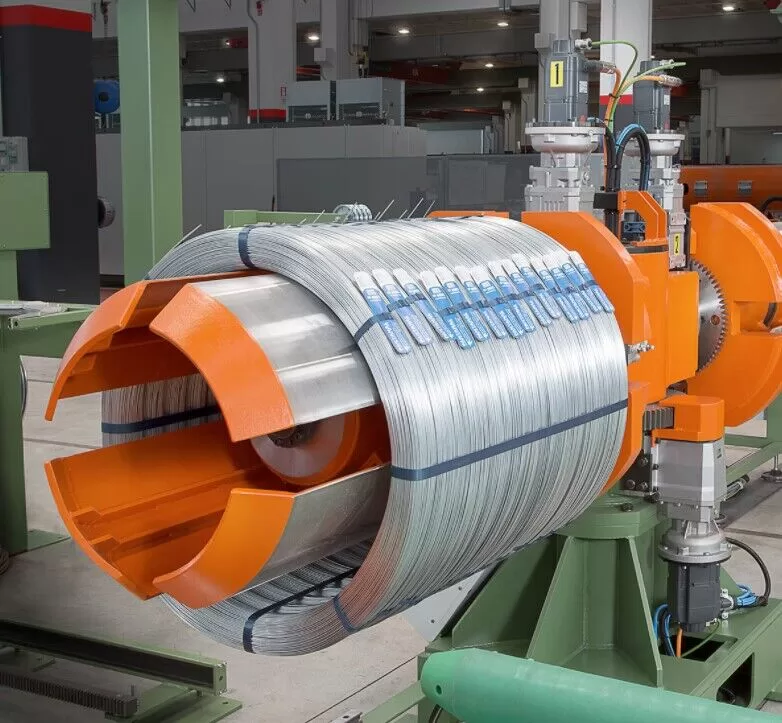 machine de cerclage de bobines de fil