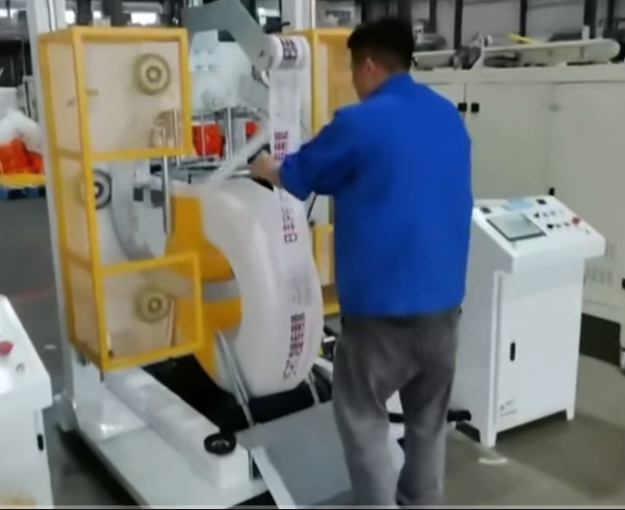 PERT Pipe Coil Wrapping Machine
