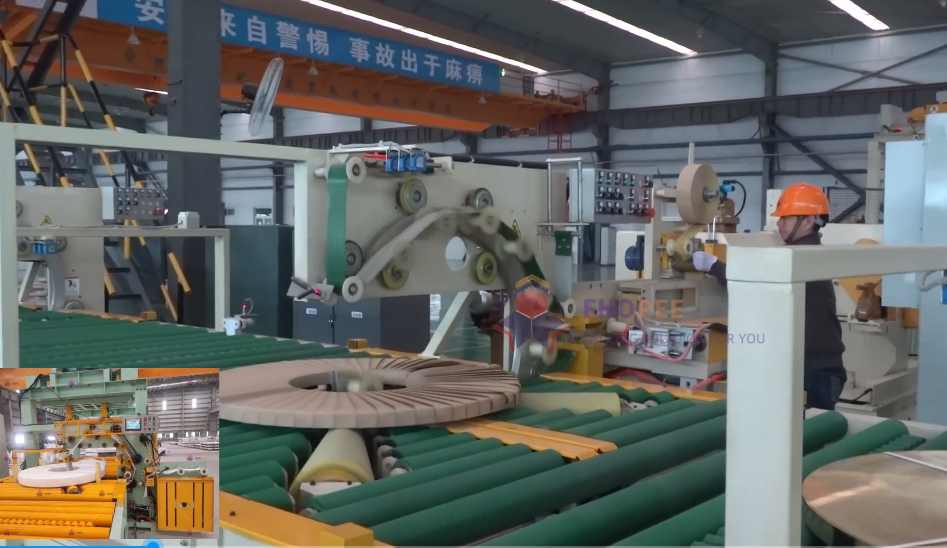 End-to-End Copper Coil Packaging Automation: From Two-Stage Stretch Wrapping to Pallet Stacking