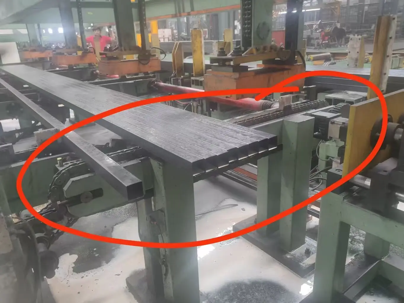 steel tube bundling & strapping line